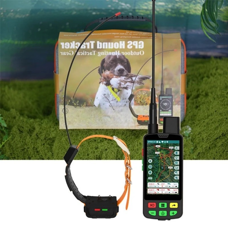 Pet Supplies Locations - 4G GPS 犬用首輪 ラジオ追跡機能付き - 狩猟犬用リアルタイム位置情報