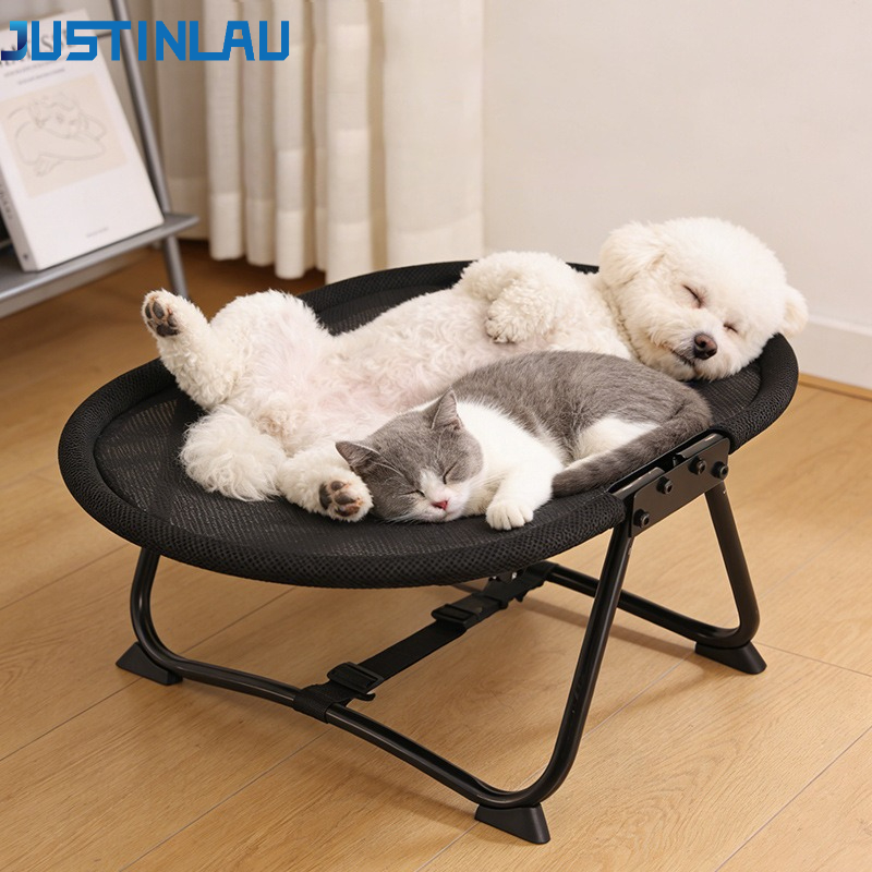 Pet Supplies Application - JUSTINLAU ペットマーチングベッド ユニバーサル オールシーズン対応 猫用ベッド 折りたたみ式