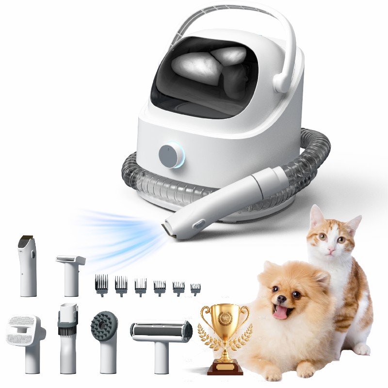 Pet Supplies Application - OEM工場製シルバークリーナー犬用ブラシ（抜け毛除去用）新用品バリカンペットグルーミングキット掃除機