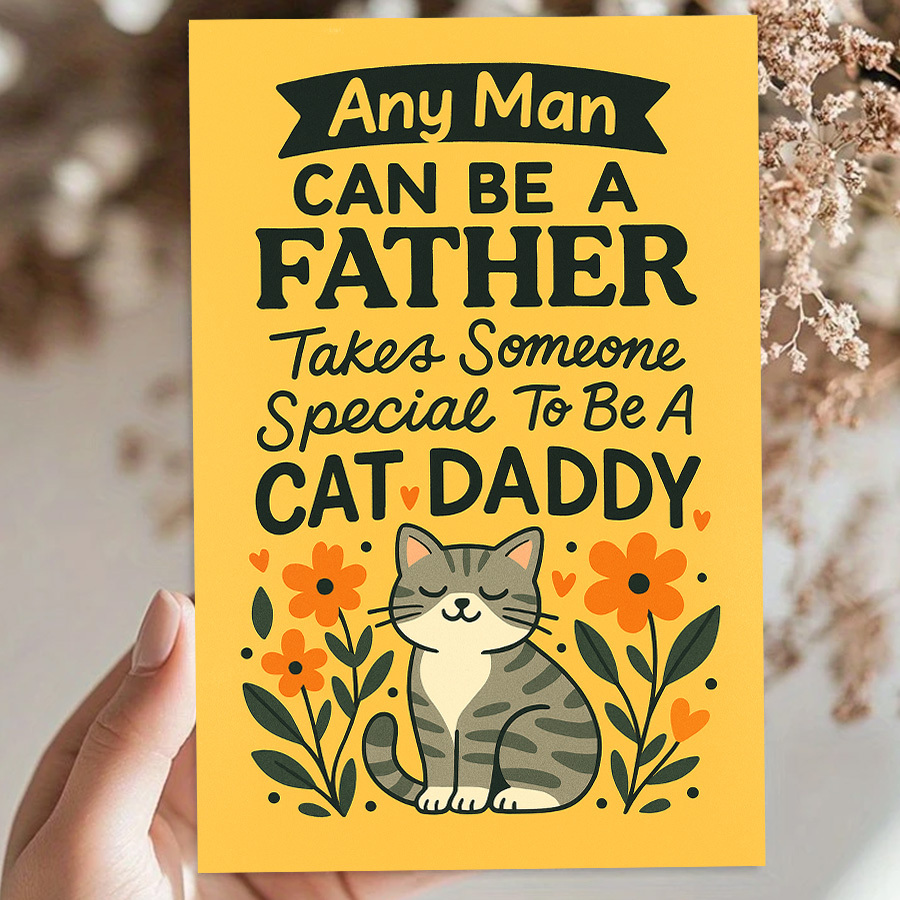猫好きのための父の日グリーティングカード1枚、ペット愛好家の - Pet Supplies Gift Card のレビューと価格