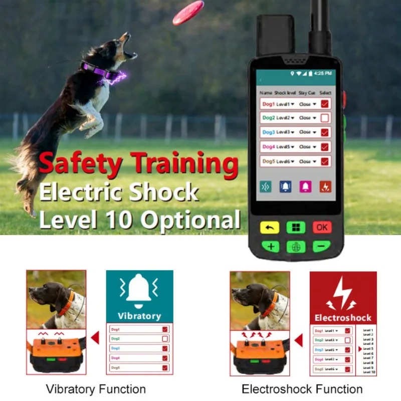 4G GPS 犬用首輪 ラジオ追跡機能付き - 狩猟犬用リア - Pet Supplies Locations のレビューと価格