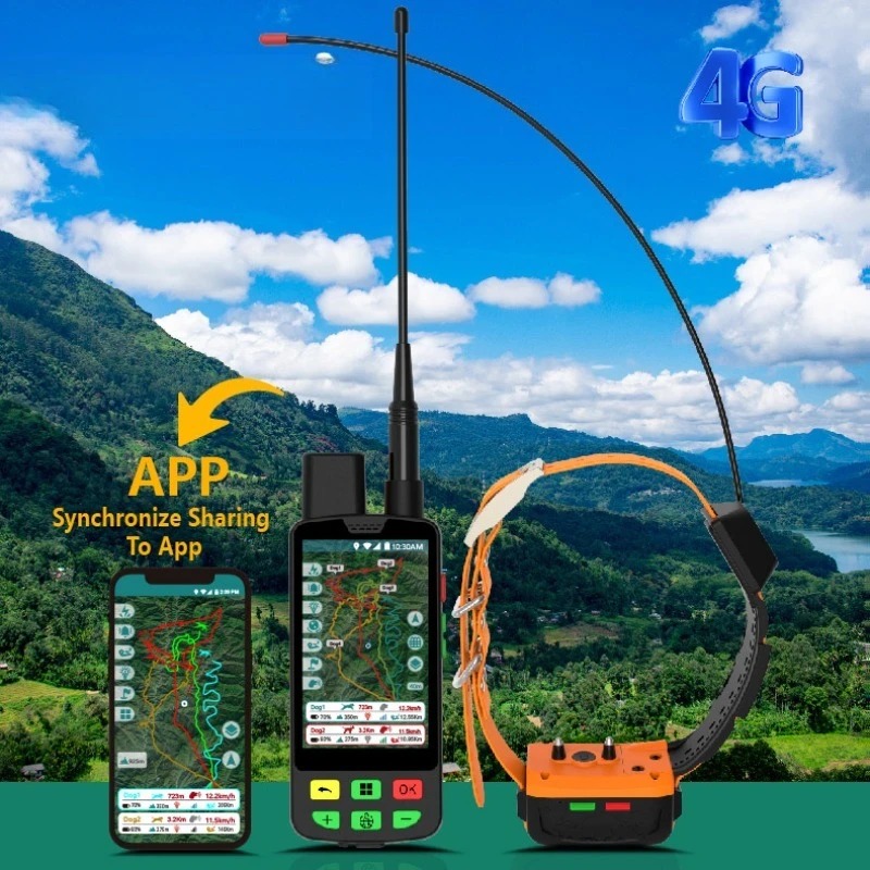 4G GPS 犬用首輪 ラジオ追跡機能付き - 狩猟犬用リア - Pet Supplies Locations のレビューと価格