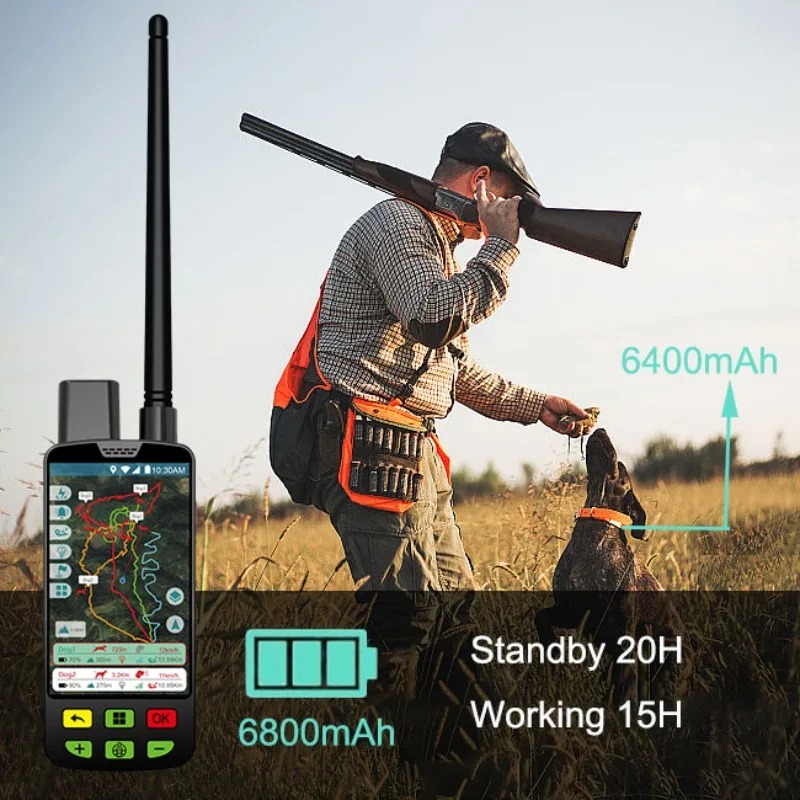 4G GPS 犬用首輪 ラジオ追跡機能付き - 狩猟犬用リア - Pet Supplies Locations のレビューと価格