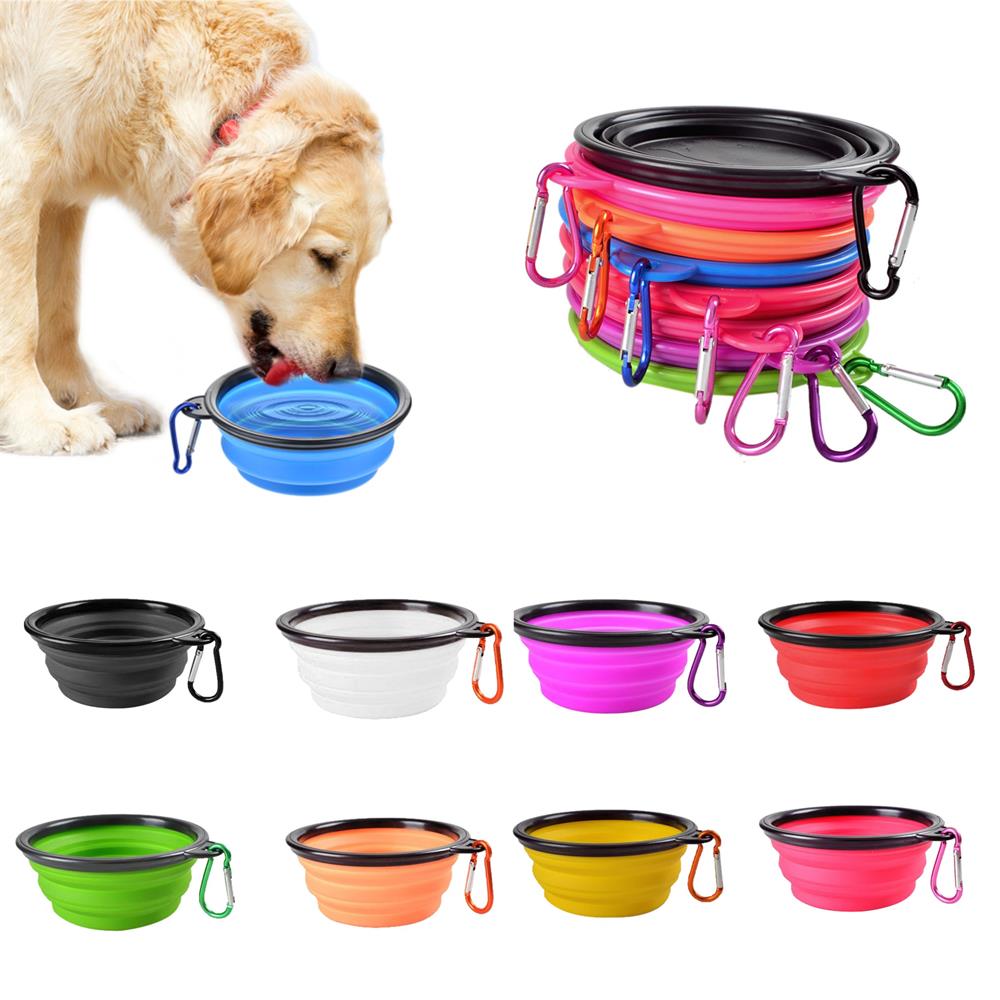 折りたたみ式ペット用シリコン製犬用フード・水飲みボウル、屋外 - Pet Supplies Dog Food のレビューと価格