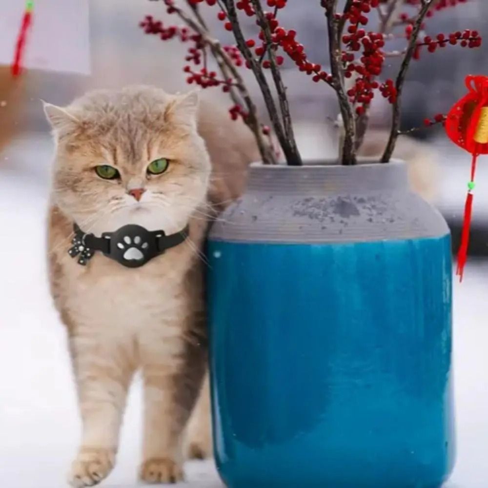 新しい夜間視認性ペット反射首輪ペット追跡反射GPSトラッカー - Pet Supplies Locations のレビューと価格