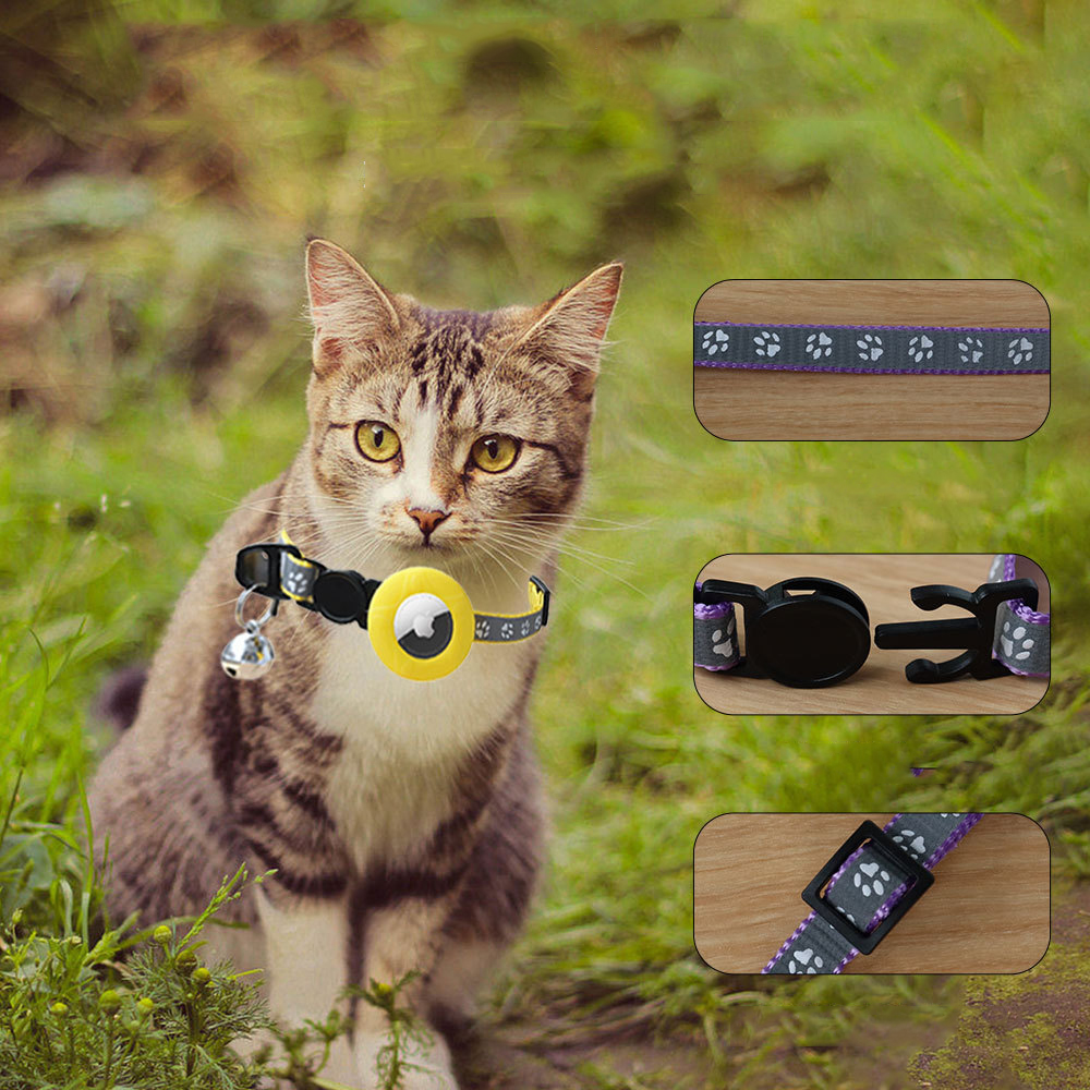 調節可能な首輪 Apple AirTag 保護カバー ペット - Pet Supplies Locations のレビューと価格