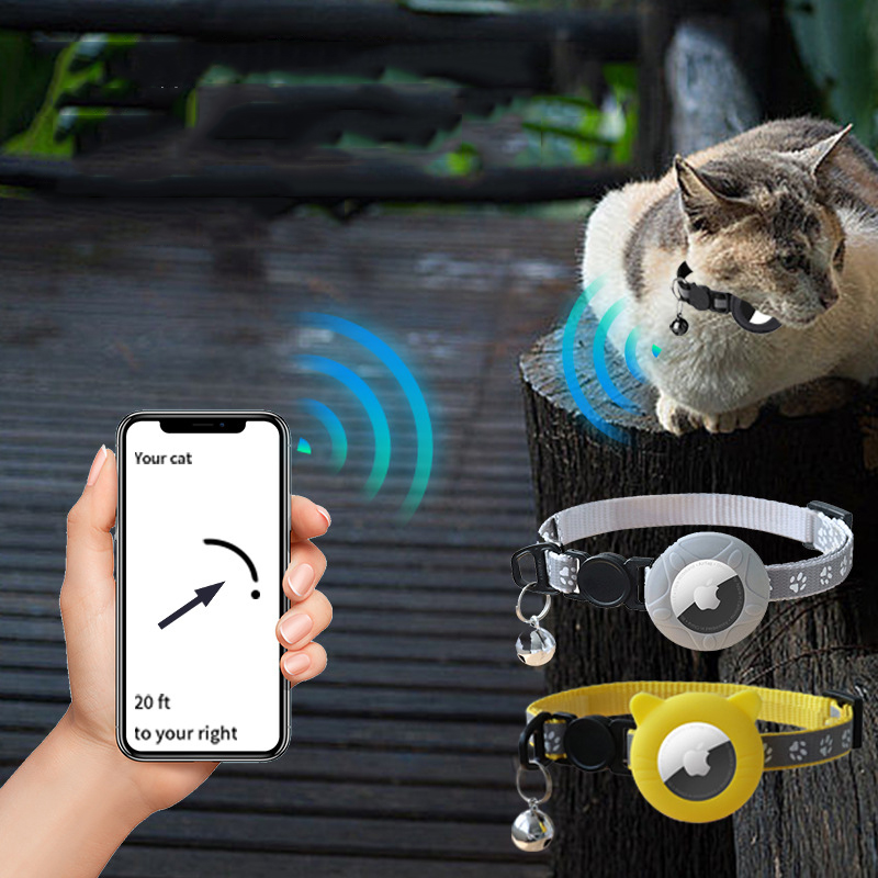 調節可能な首輪 Apple AirTag 保護カバー ペット - Pet Supplies Locations のレビューと価格