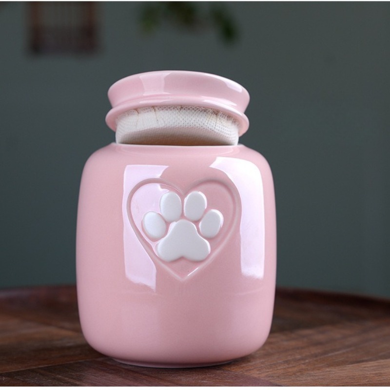 陶器製の子犬用葬儀箱、ペット（犬、猫）の遺灰壺、子猫、猫、犬 - Pet Supplies Dog Food のレビューと価格
